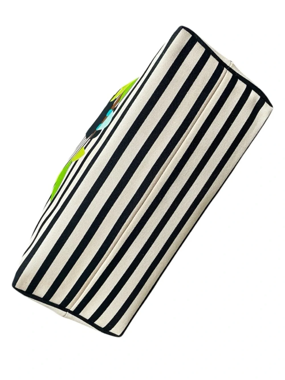 Kate Spade Striped Toucan Montigo Avenue Bon Shopper Tropical Vacation Tote Bag